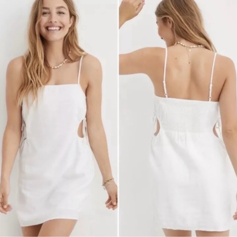 Aerie Elegant White Sleeveless Dress size L
